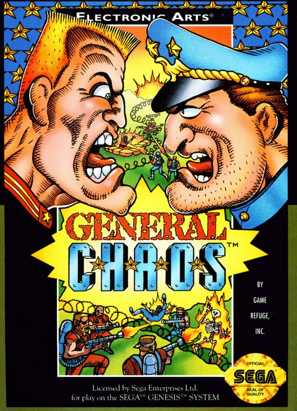 General Chaos box art for Sega Genesis